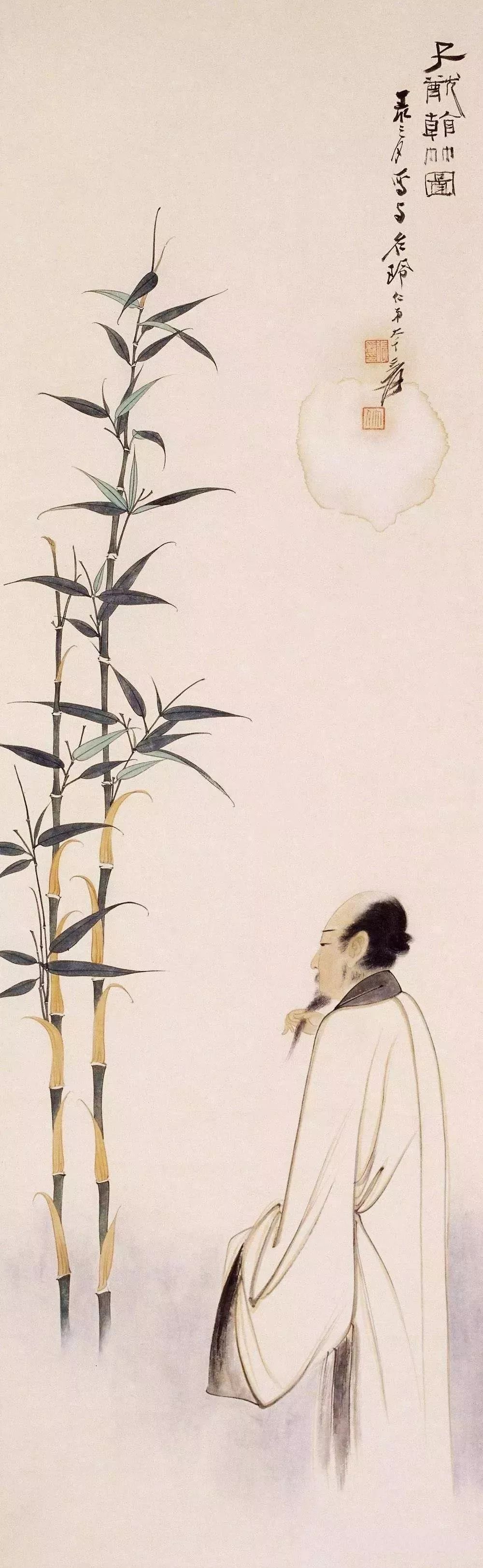 一竹一人一画境,一念一品能修心