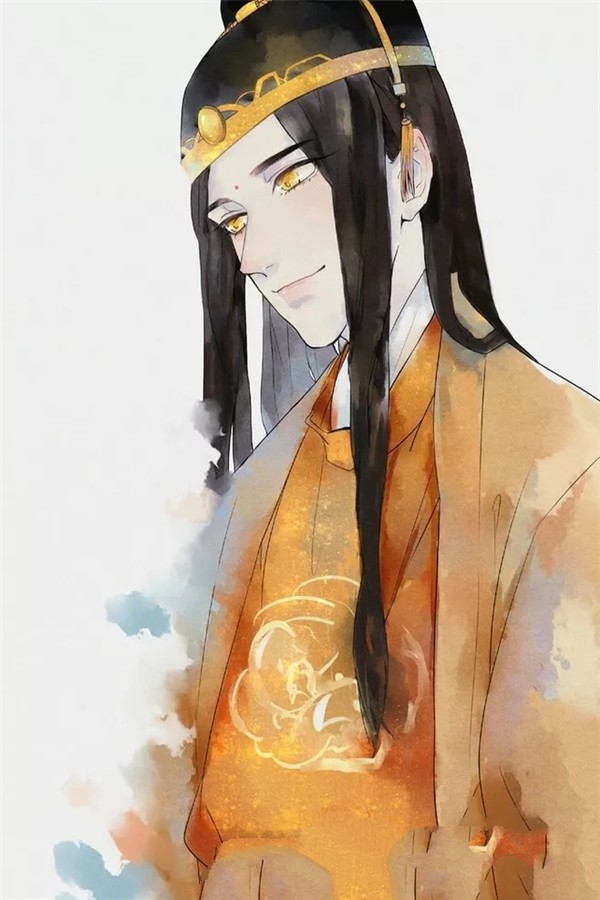 古风魔道壁纸:汪叽把忘机琴背在身后,穿着一身青色玄服!