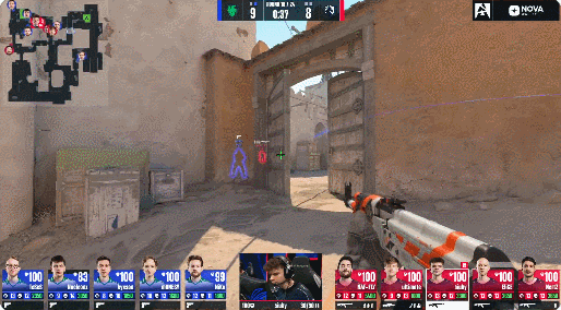 CSGO：小孩全程carry送猎鹰晋级四强！今晚大黄蜂、绿龙登场_腾讯新闻