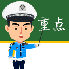 一线微观|心大的司机在一车道换轮胎 交警苦口婆心讲交通安全