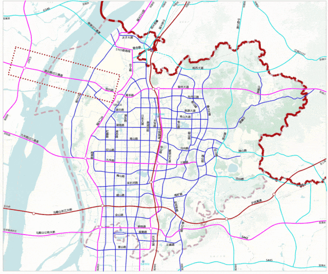 马鞍山市综合交通体系规划(2021-2035年)资料图继马鞍山长江大桥和