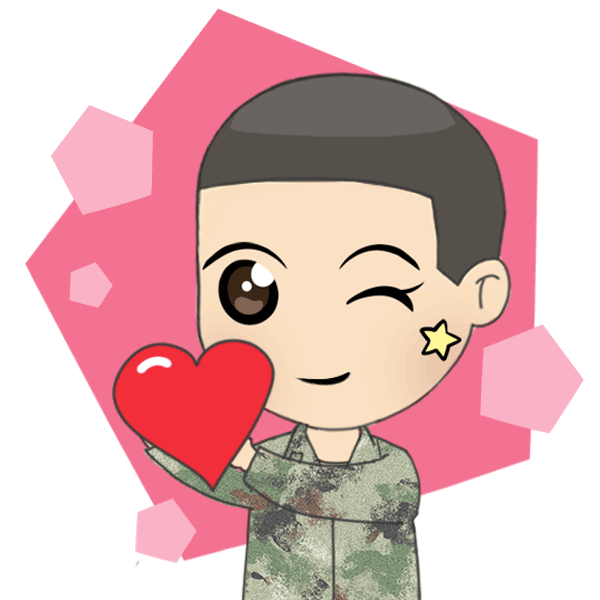 军视萌漫一组超萌兵哥哥表情包来袭请查收九