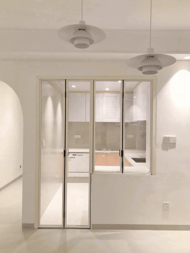 提升空间的采光面▲如图也可以采用门联窗的移门设计,窗户和门都可以