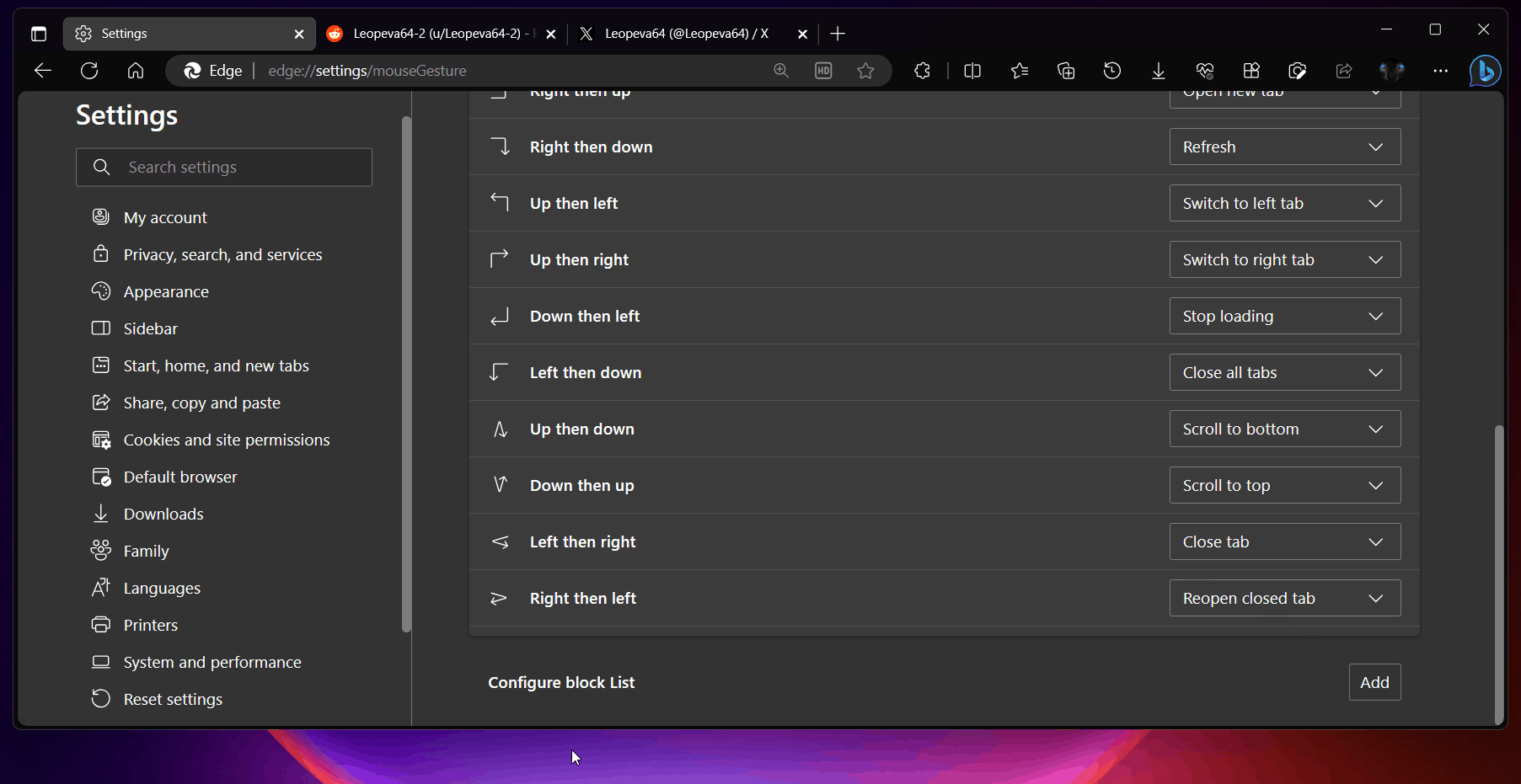 微软edge浏览器canary版更新,允许用户在特定网站上禁用鼠标手势-腾讯