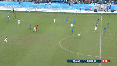 裁判放大镜 - 全运会U18决赛，VAR介入取消黄牌判罚是否正确？
