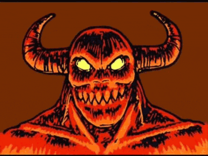 sean cliver 纠结了许久,最终他在牛头怪的基础上设计出恶魔牛头人