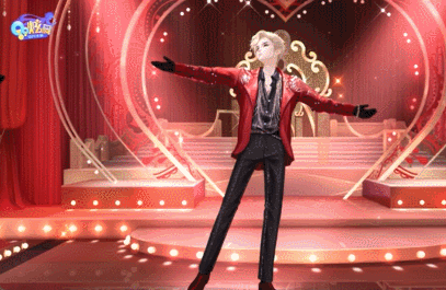 男孩优雅地向前深鞠一躬,随着华丽幕布的缓缓落下而转身退场~面对报刊