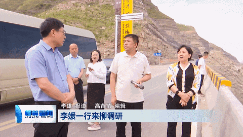 李媛一行在柳林调研