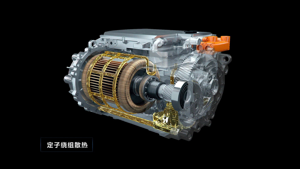 华为driveone电机控制器电机拆解