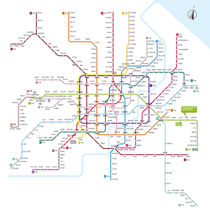 上海地铁线路图（2021最新上海地铁线路图）