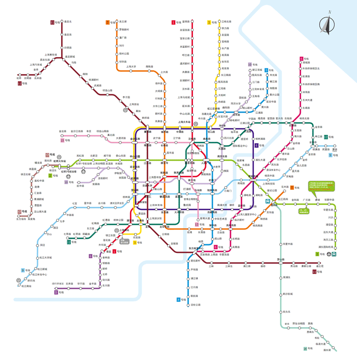 上海地铁线路图（2021最新上海地铁线路图）-图1