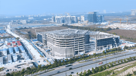 宝山南大智慧城在建项目提速快跑为高质量发展蓄势赋能