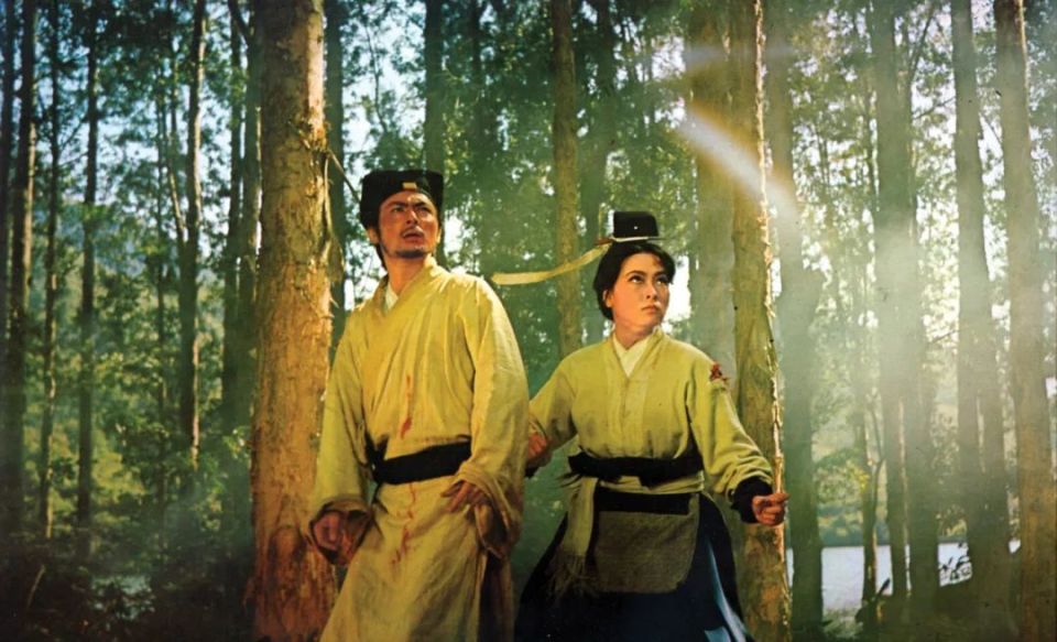 武侠电影元素,诸如让人眼花缭乱的打斗场景,或者是英雄救美的传奇爱情