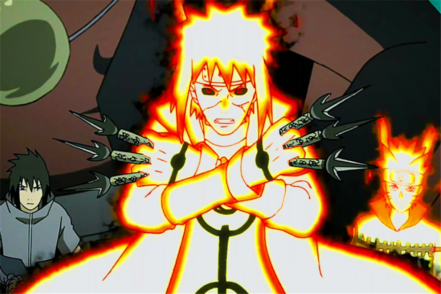 四代火影波风水门超帅的5张截图:月下撩妹,单杀带土,马上回来