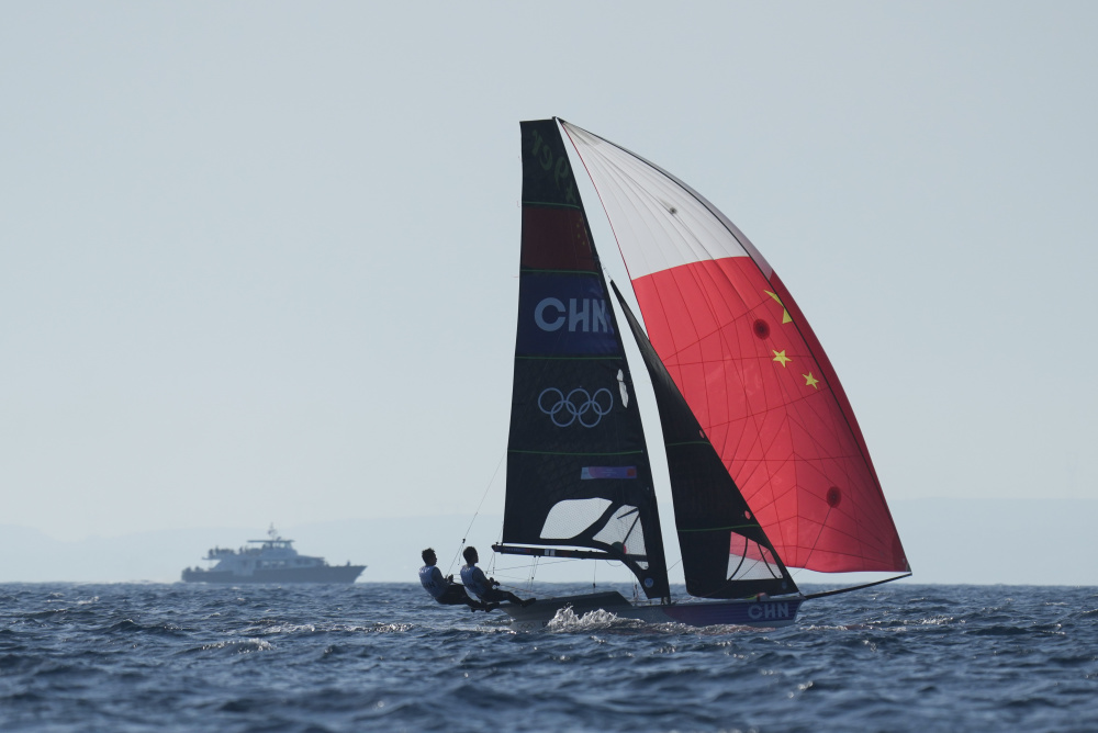 巴黎奥运会丨帆船——男子49人级快速艇第四日赛况