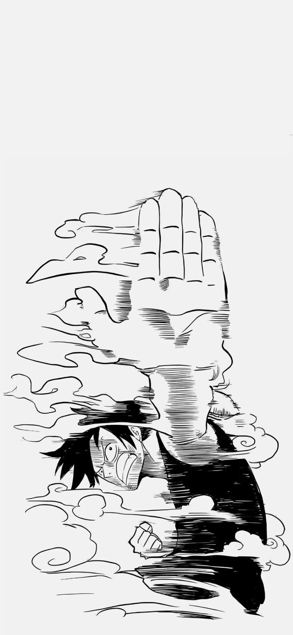 海贼王壁纸|路飞的这套图"有点炸裂"