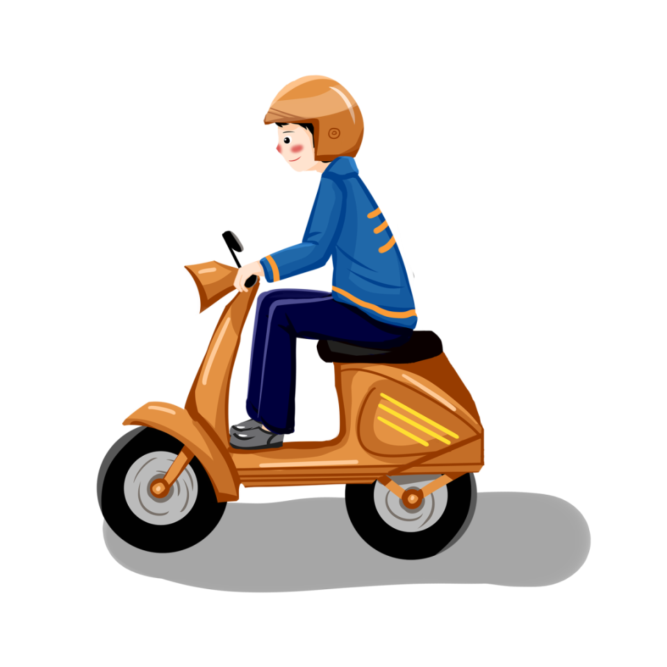 忻州交警@骑电动车的你:从"头"做起 戴好头盔再出发!_腾讯新闻