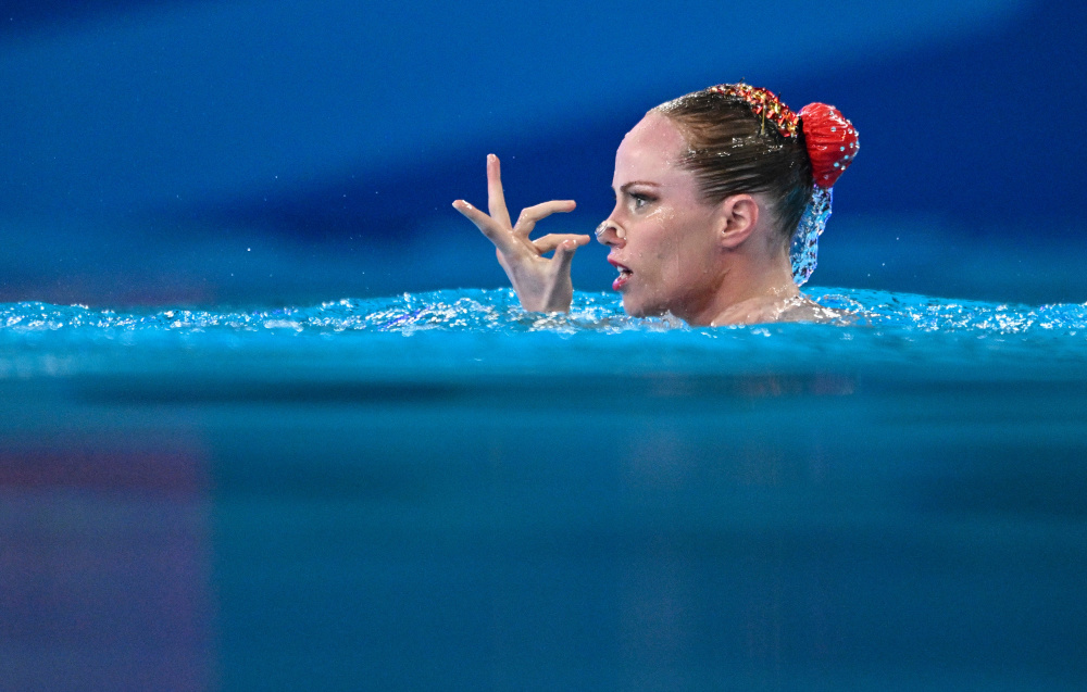 花样游泳女子单人自由自选赛况