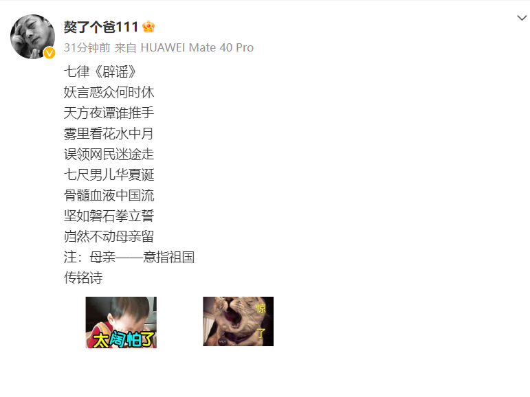 张继科将执教日本？其父发布七律《辟谣》：妖言惑众何时休刷爆头条-313啦实用网