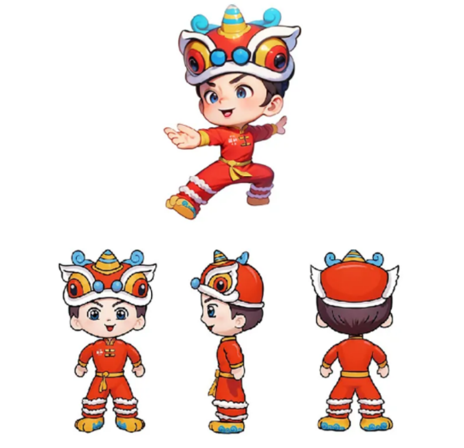 全国各地投稿300多份,"遂溪醒狮"ip形象设计征集大赛进入网络投票阶段