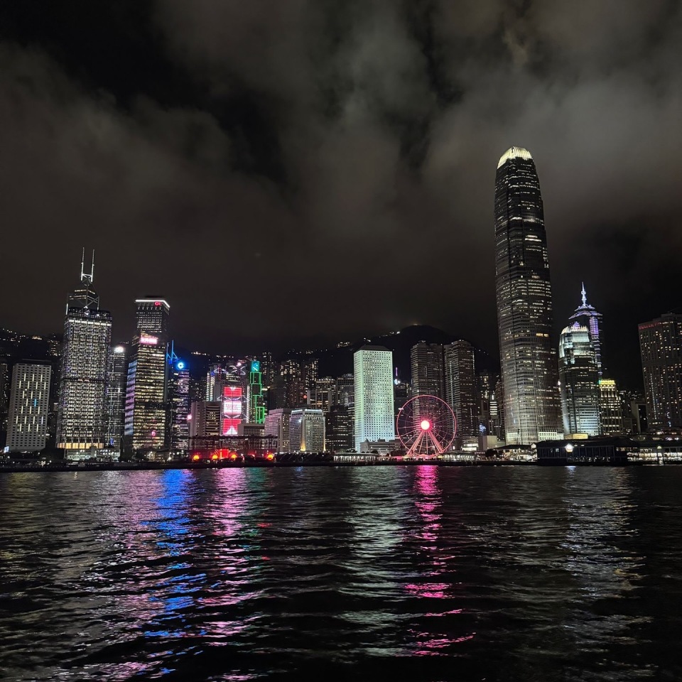 手机拍的香港夜景图片图片