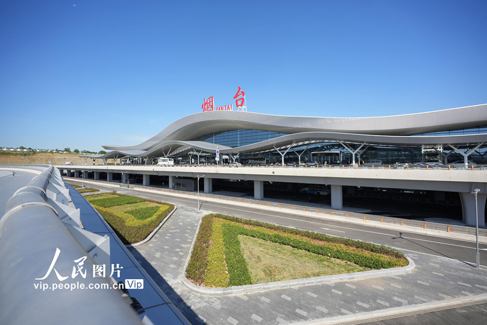 2024年6月28日,新建成的山东烟台蓬莱国际机场t2航站楼投入运营