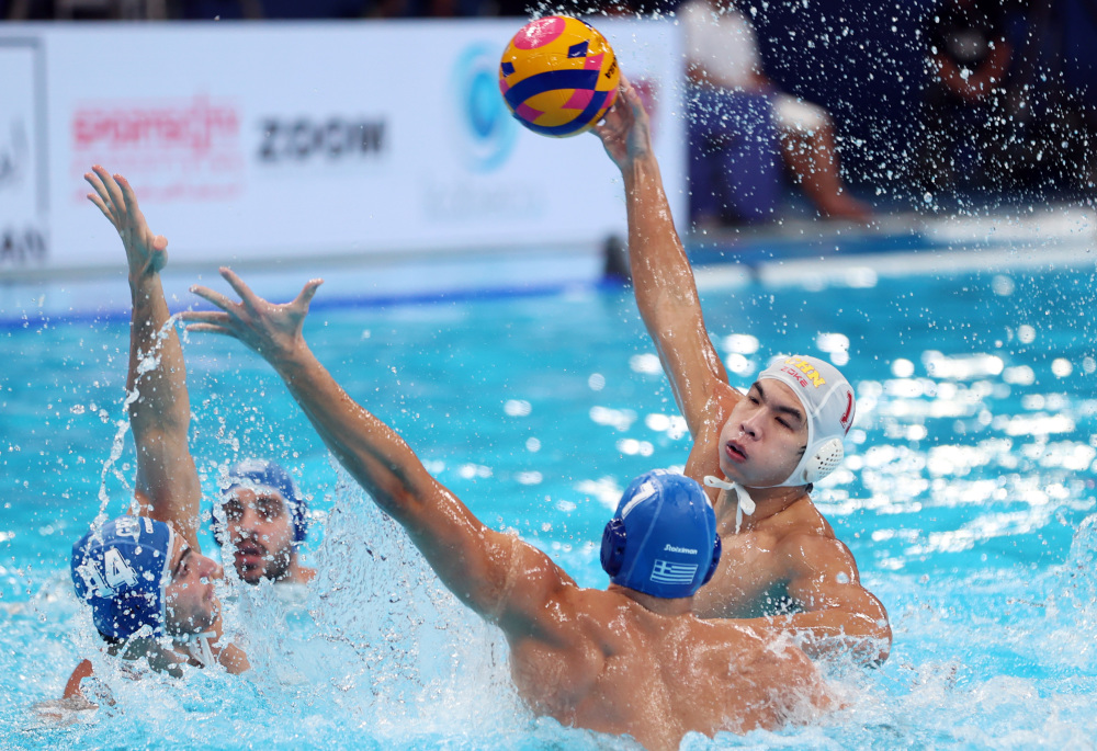 水球——男子小组赛:中国不敌希腊_腾讯新闻