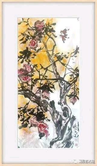 北京画家徐旷达居住枣庄冠世榴园专为画石榴