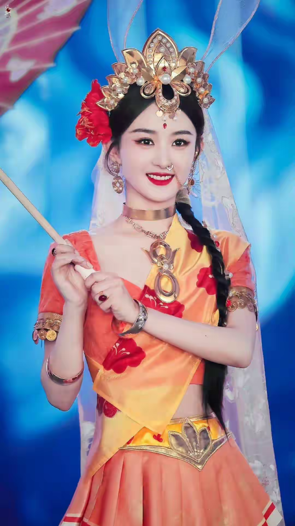 赖美云cos公孙离,颜美腰细,兔耳朵巨可爱,可以和赵丽颖pk了