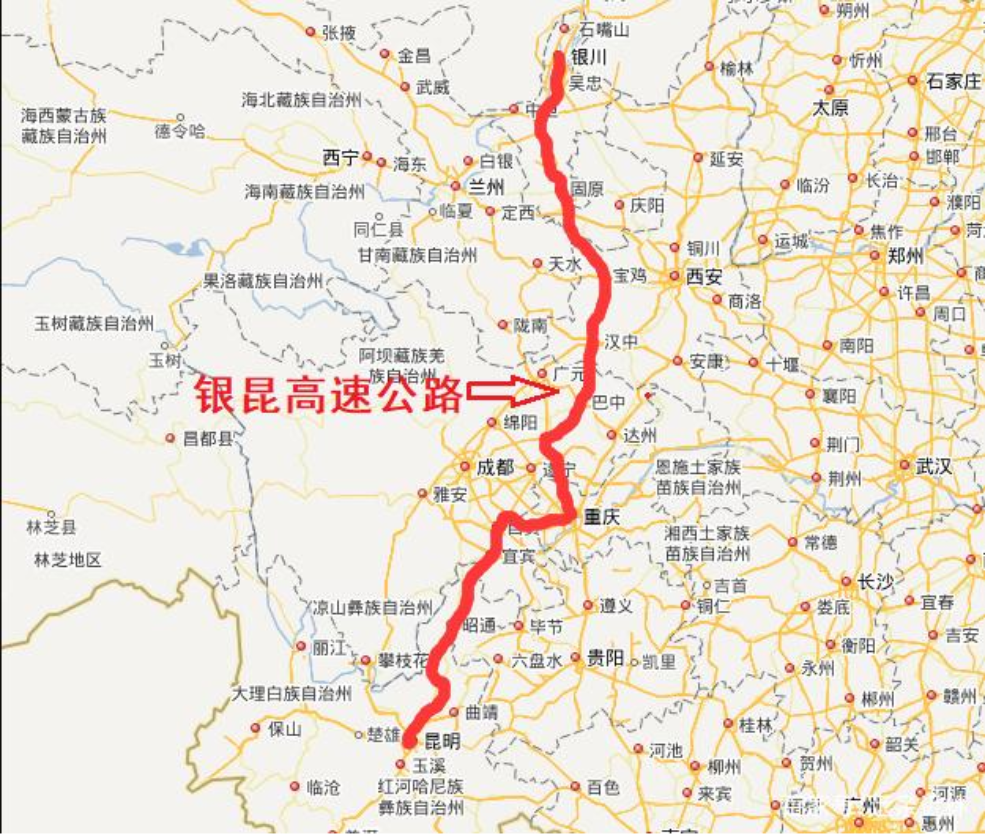 合凤高速公路线路图图片