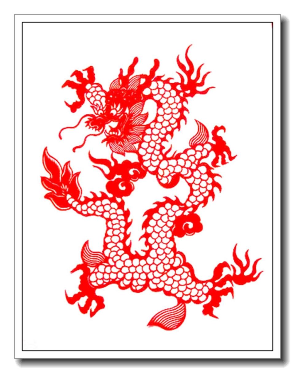 《祥龙献瑞》杨毅精品剪纸欣赏