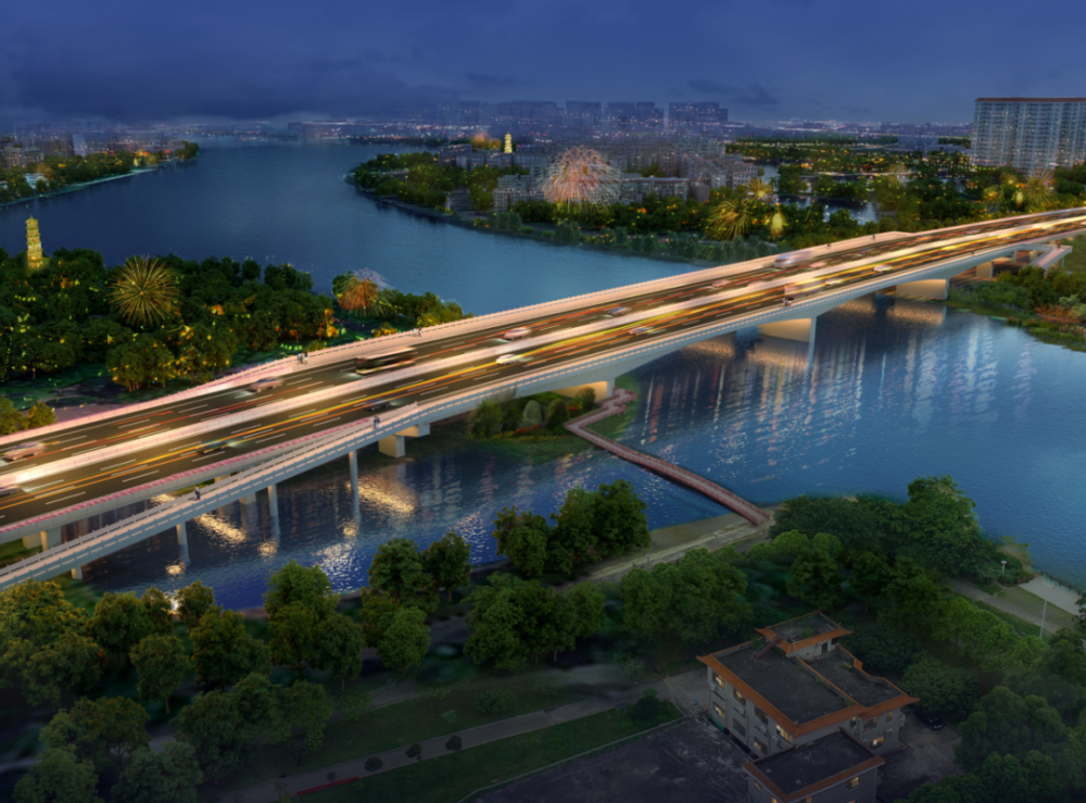 新雁塔大桥效果图新雁塔大桥效果图新雁塔大桥效果图雁塔大桥重建工程