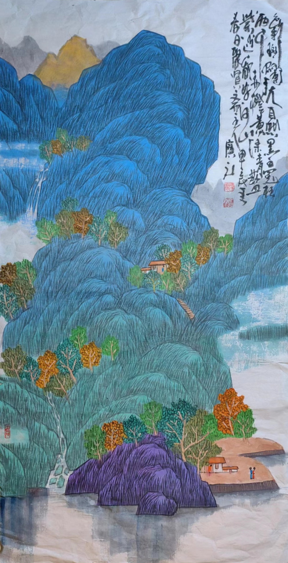 色彩,生命的赞歌——色彩山水创始人陈宝元作品欣赏