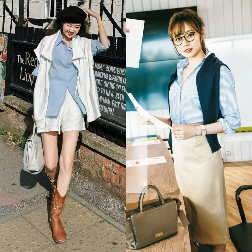 Gallery - Cách phối áo sơ mi mới này đang là xu hướng! Trông thật tuyệt khi kết hợp với chân váy và quần tây, và các tín đồ thời trang rất thích diện - image 7