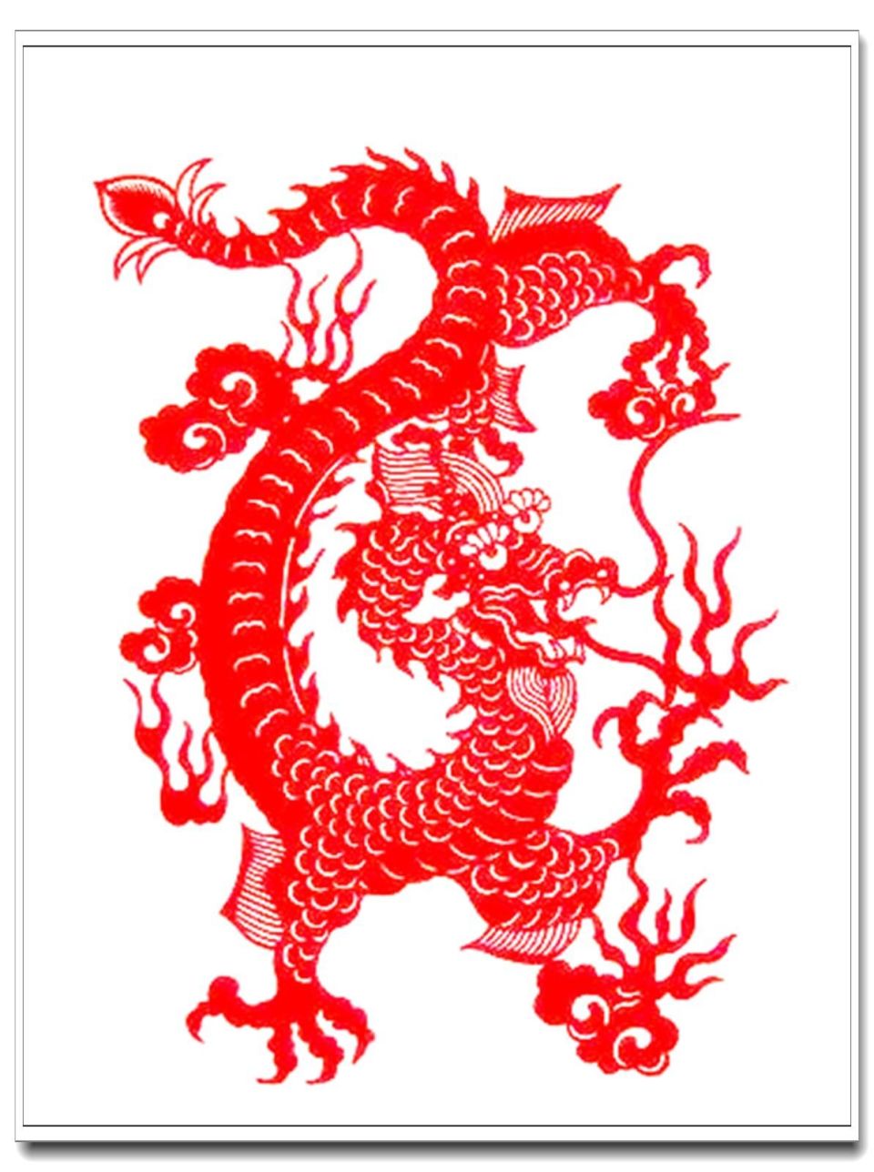 《祥龙献瑞》杨毅精品剪纸欣赏