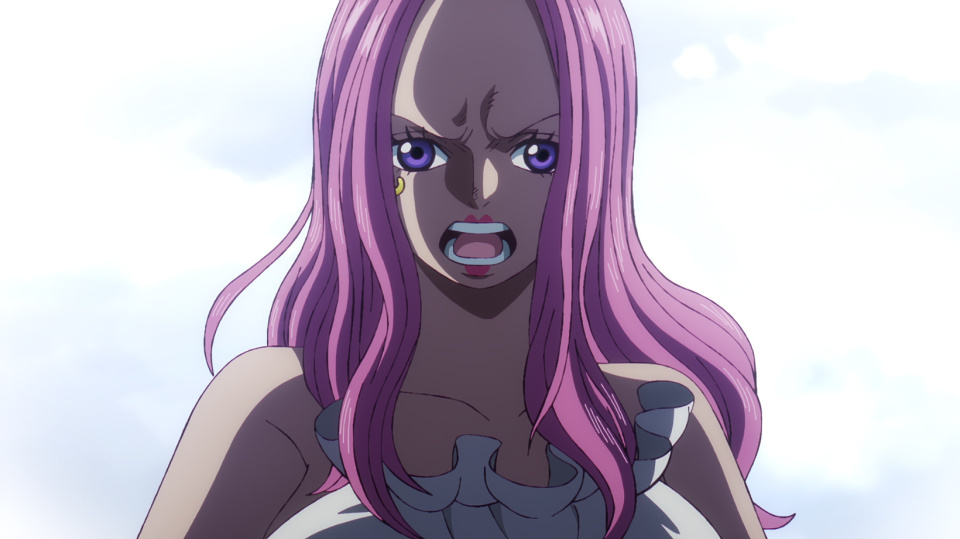 海贼王1090集:四皇草帽团被机械鲨鱼秒杀,波妮一登场就送大福利_腾讯