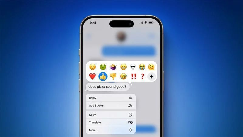 数百种任你用,时隔 8 年苹果终于扩充 imessages 反应 emoji