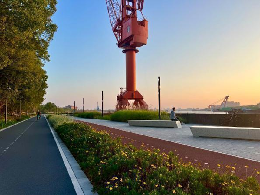 上海东岸滨江绿道.