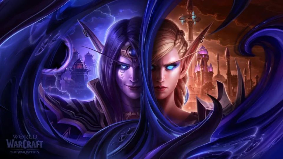 魔兽世界最新壁纸:萨拉塔斯&奥蕾莉亚