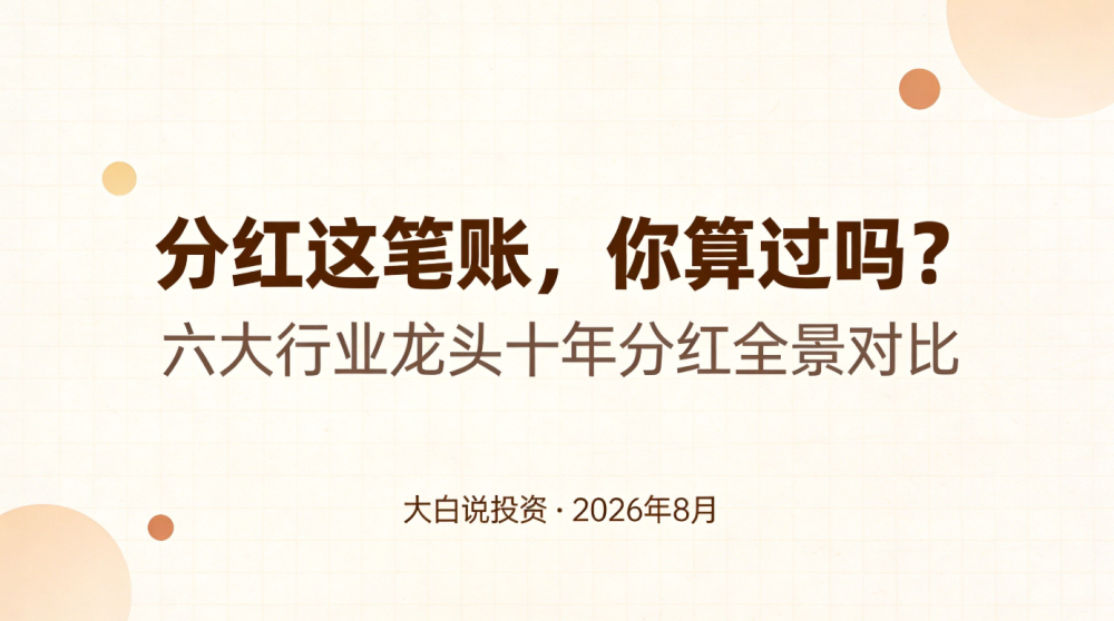 我只想赚分红，但却赚了更多？（估值更新）_腾讯新闻