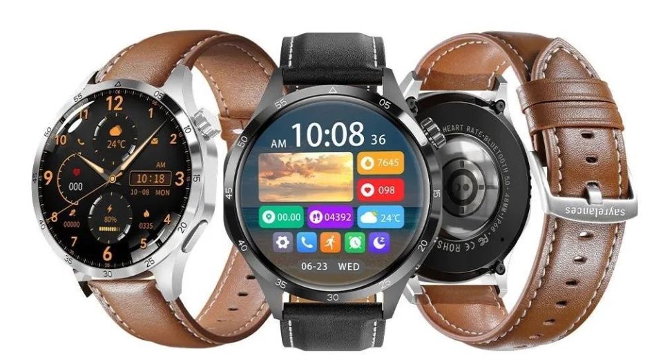 找来人实验,左手同时戴上apple watch s8,华为gt4,赛尔兰斯watch 7pro