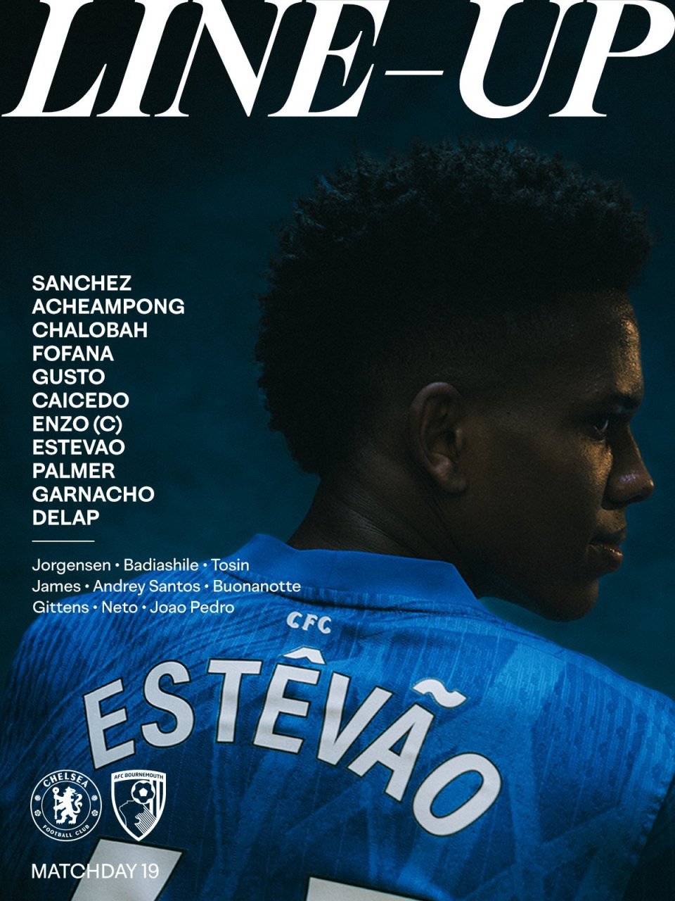 切尔西vs伯恩茅斯首发：帕尔默PK塞梅尼奥，埃斯特旺先发-腾讯新闻