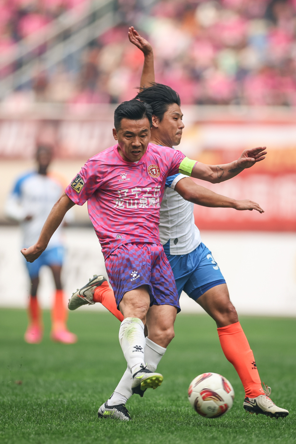 足球——中甲:辽宁铁人胜江西庐山