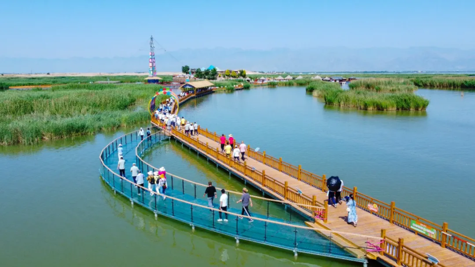 星海湖景区图片