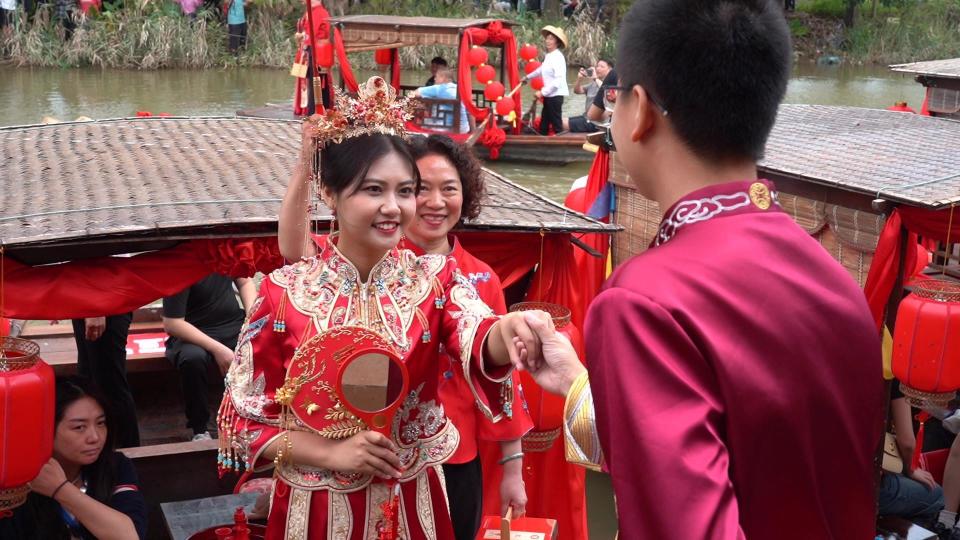 图集年度盛会珠海这十对新人举办水上婚嫁