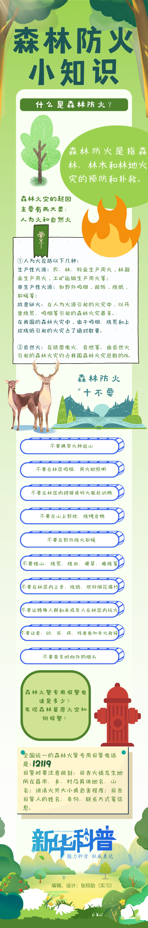 森林防火要注意，这些知识需牢记！