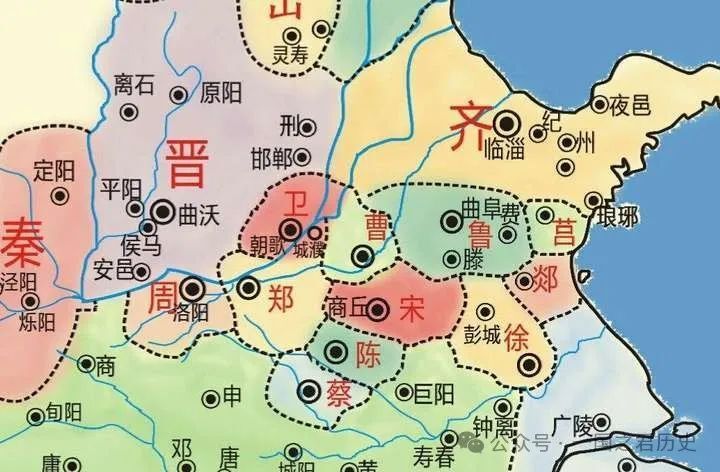 周朝分封的诸侯国中有哪些姬姓诸侯国到战国时期还剩下哪几个