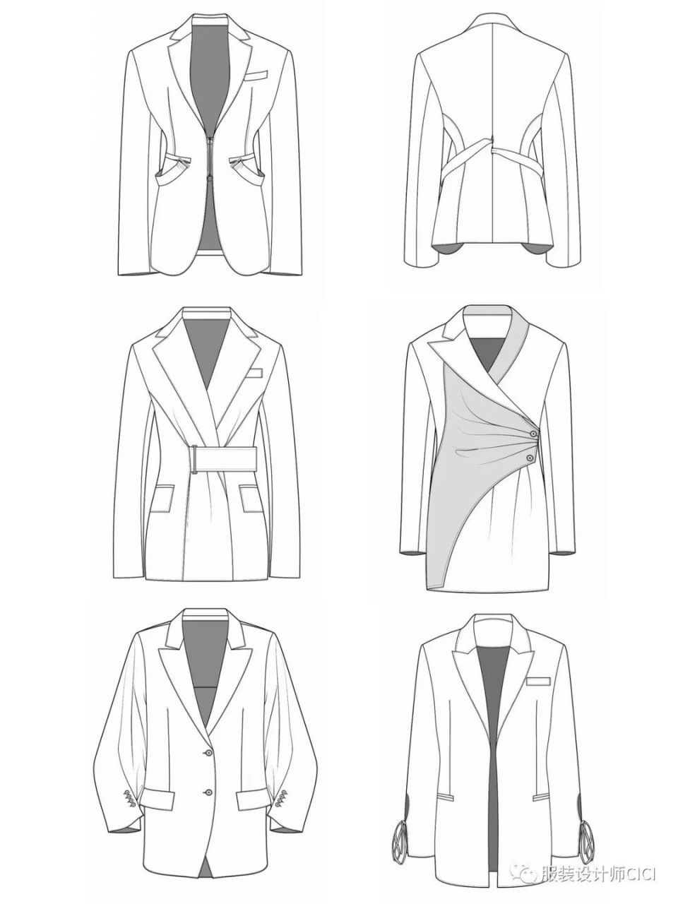 168款女士西服时装外套