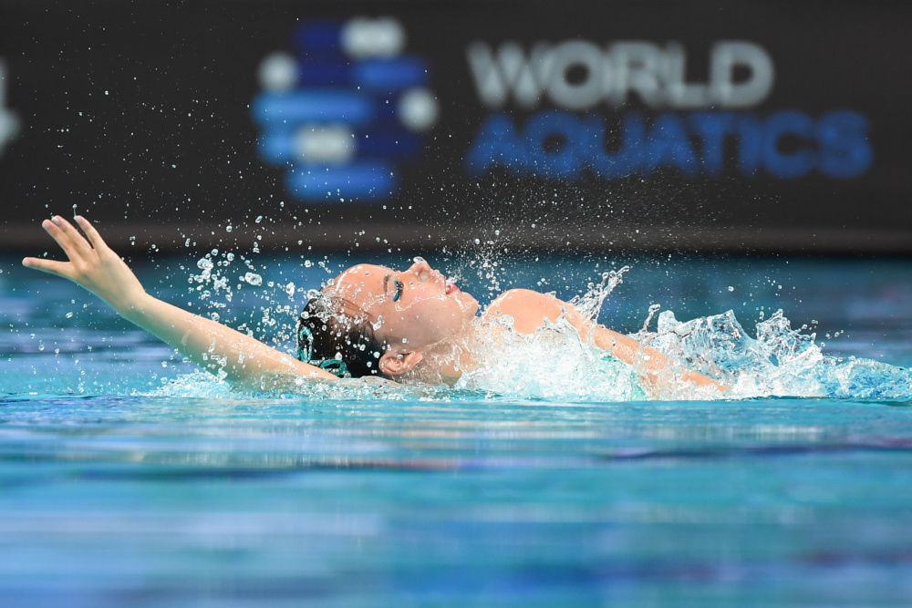 花样游泳世界杯北京站开赛