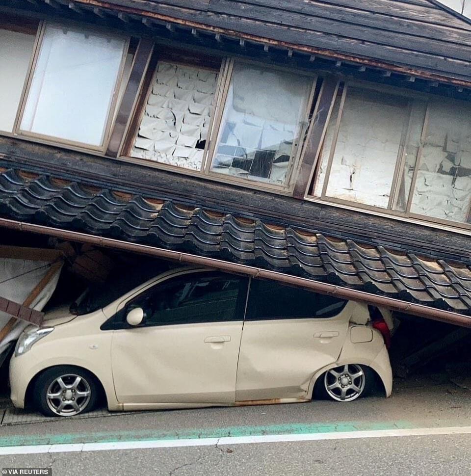 日本新年地震已致5人殞命,明後天恐還有7級強震,或